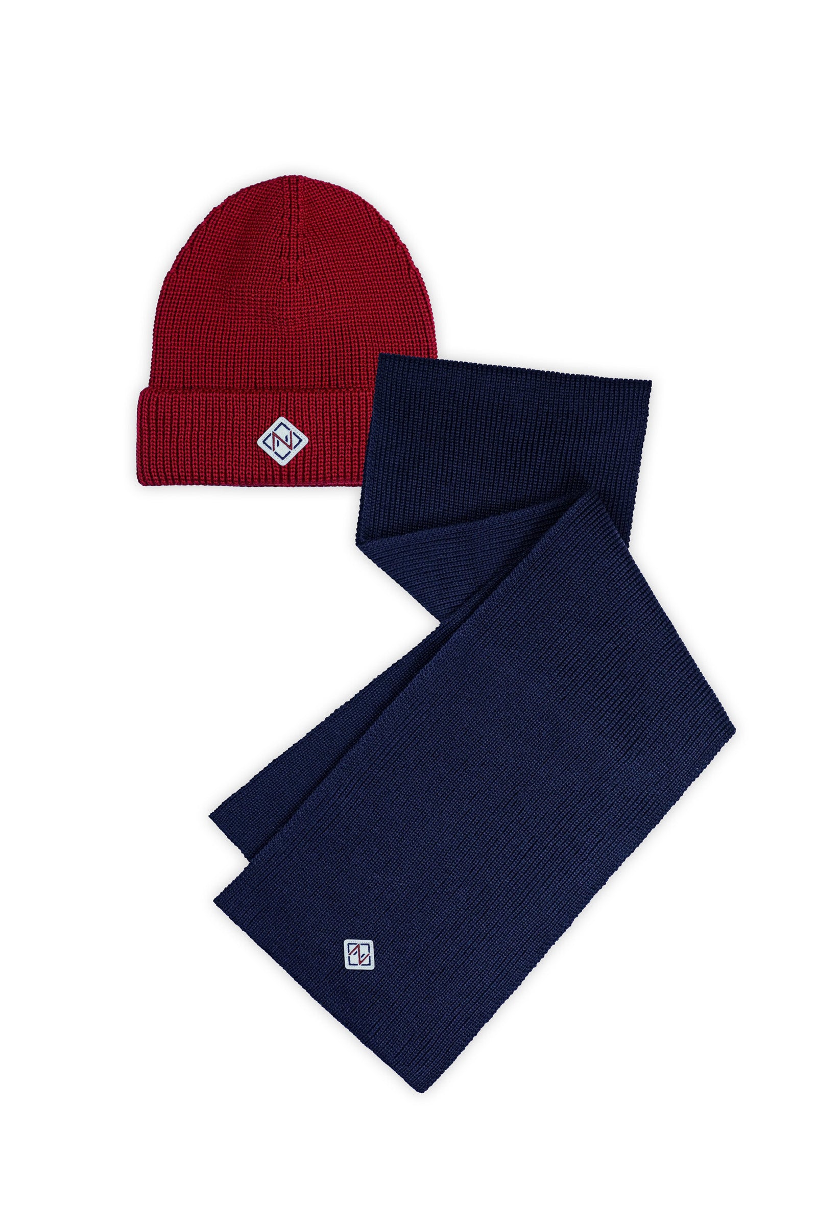 RED HAT & NAVY SCARF